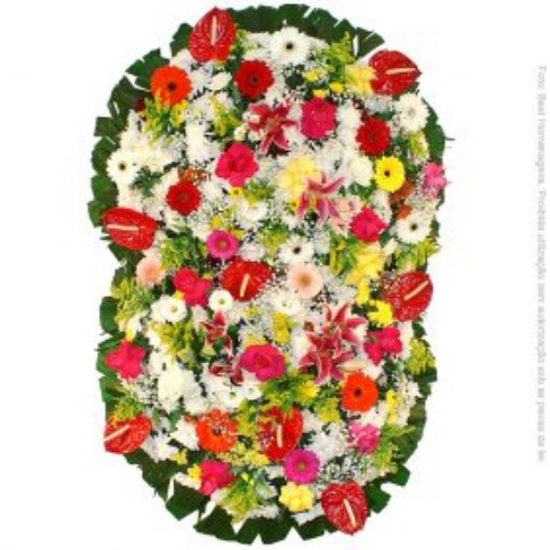 COROA DE FLORES TAMANHO G CORES1