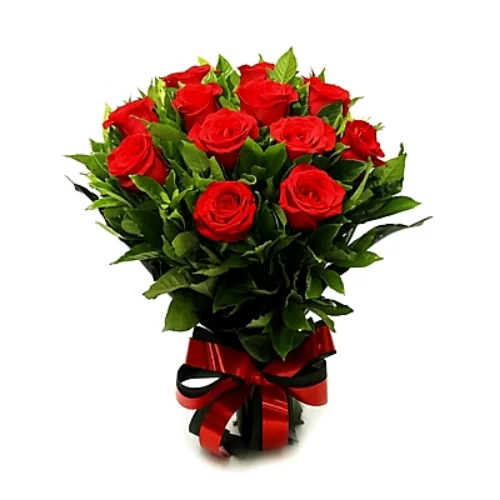 BUQUÊ DE ROSAS NACIONAL 1 DÚZIA