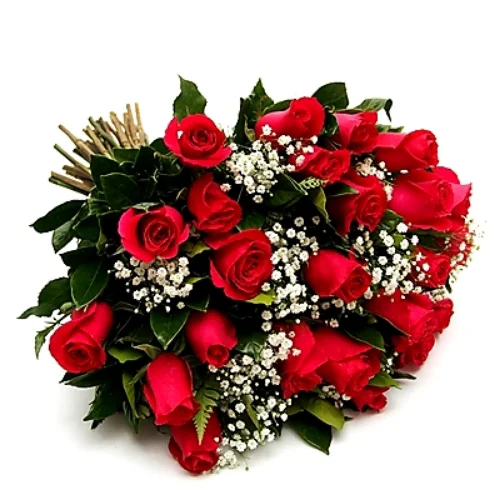 BUQUÊ DE ROSAS NACIONAL VERMELHAS 2 DUZIAS