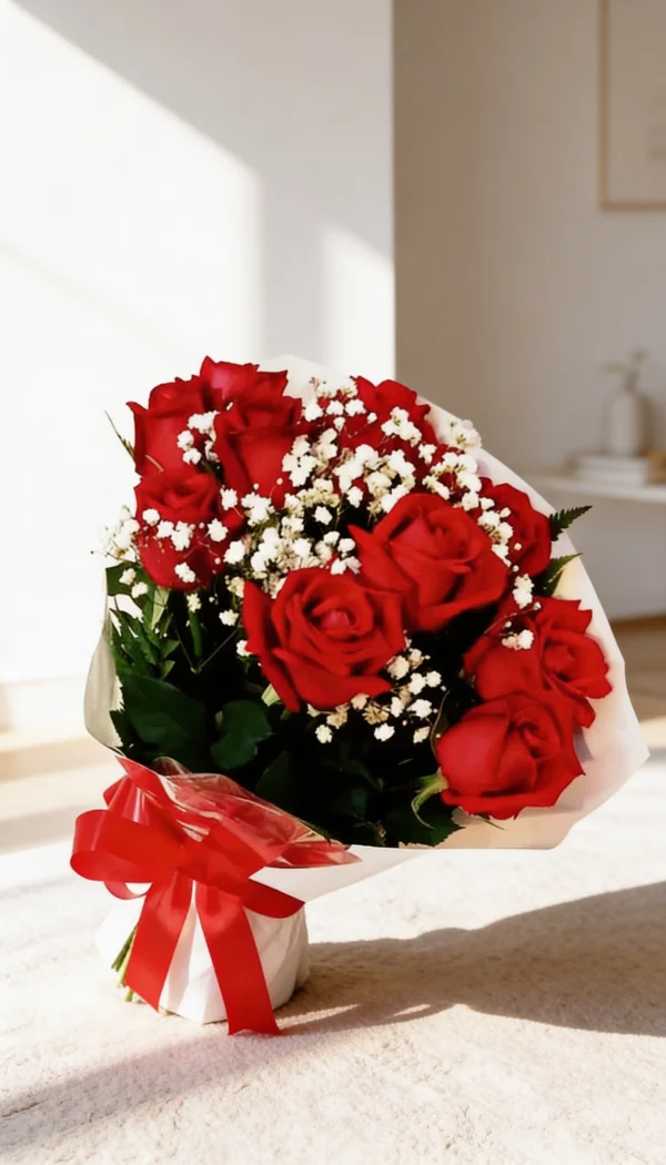 BUQUÊ DE ROSAS NACIONAL 2 DÚZIAS