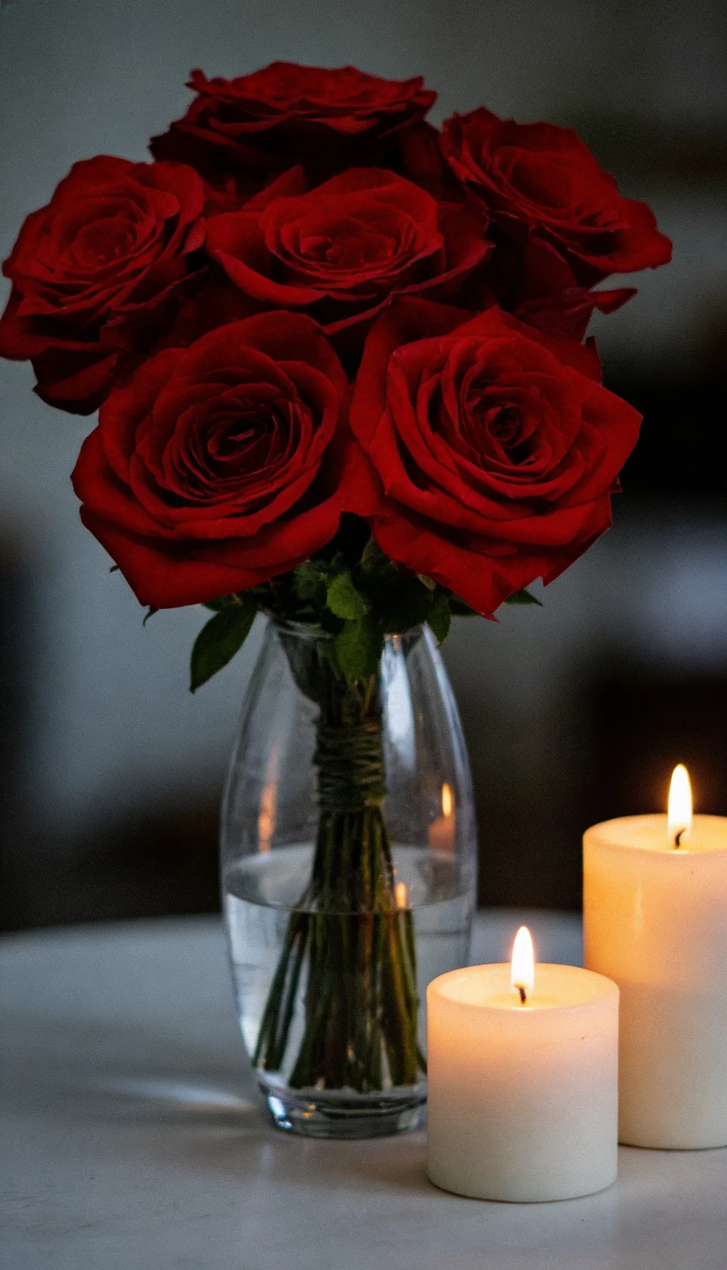 Arranjo De Rosas Colombianas 6 Rosas - Com Cilindro - Imagem 5