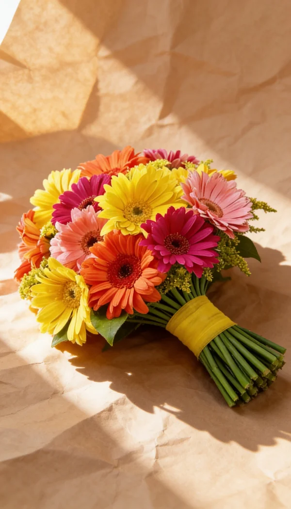 BUQUÊ GERBERAS COLORIDOS