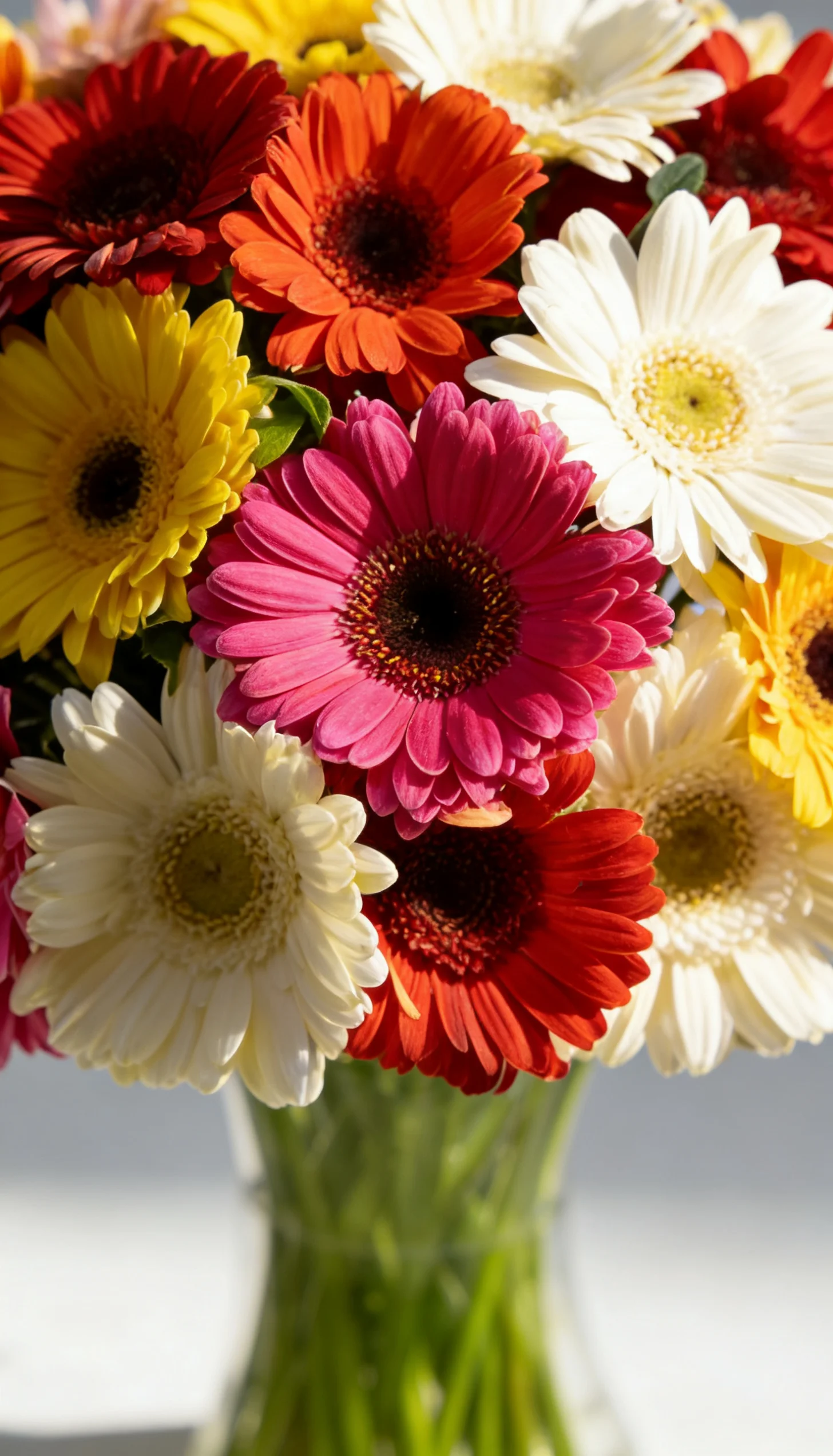 Arranjo De Gerberas Coloridas - 1 Dúzia E Meia - Imagem 3