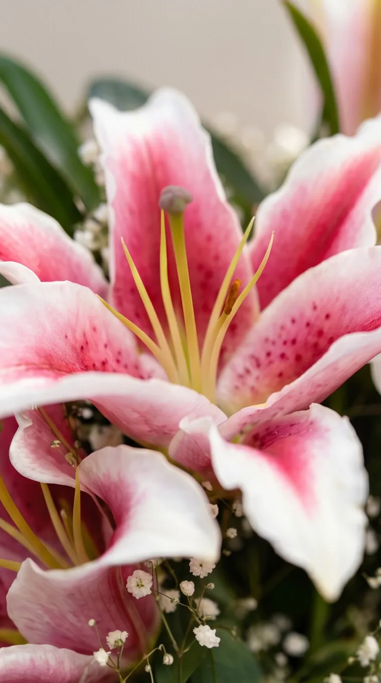 BUQUÊ DE LÍRIO ROSA - Imagem 2