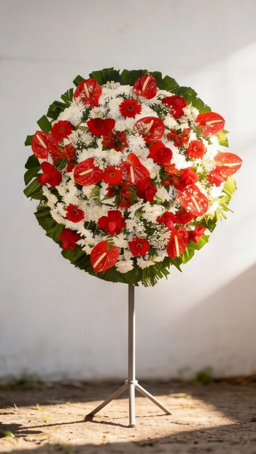 COROA DE FLORES TAMANHO P CORES 4 - Imagem 6