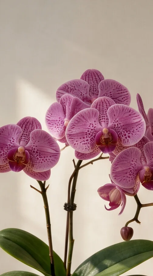 Orquídea Phalaenopsis Exótica no Aquário de Vidro - Imagem 4