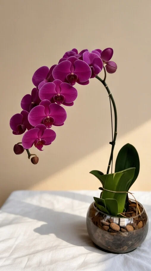 Orquídea Modelo Cascata Pink - Imagem 5