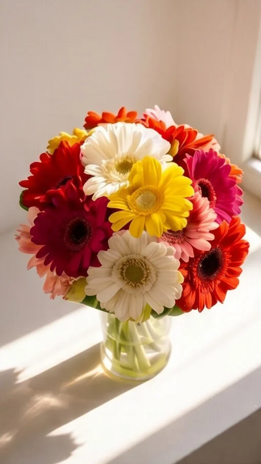 GERBERAS NO VIDRO - Imagem 5