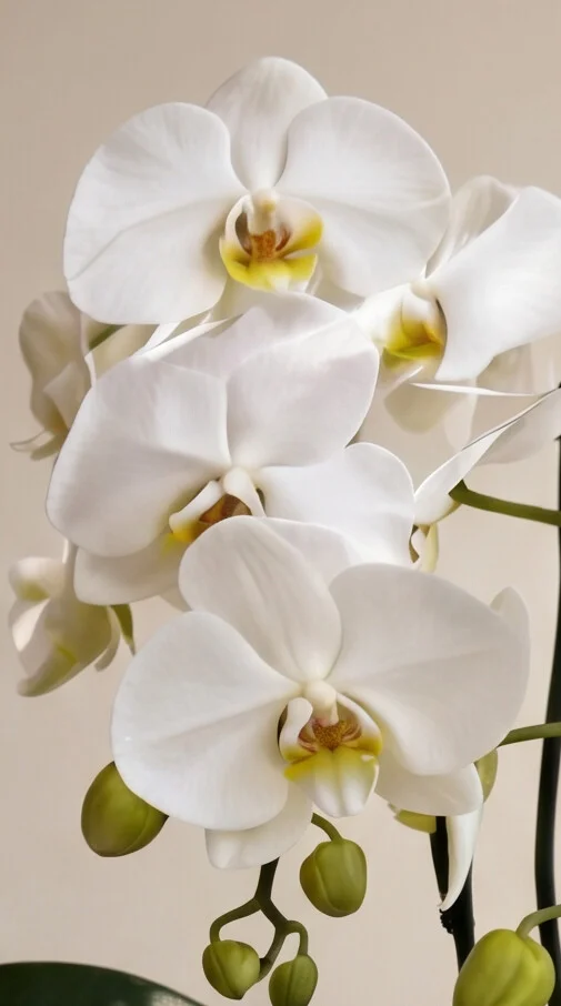 Orquídea Dupla Branca - Imagem 5