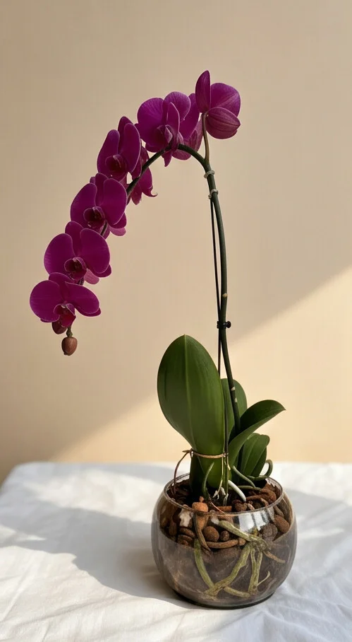 Orquídea Modelo Cascata Pink - Imagem 4