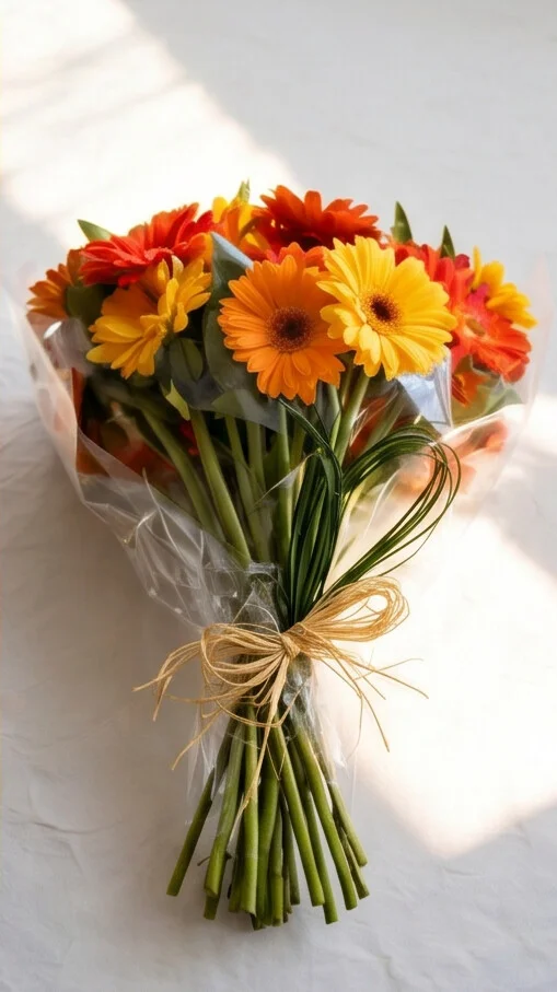 Buque De Gerberas (Laranja, Amarela, Vermelha) -  2 Dúzias - Imagem 4