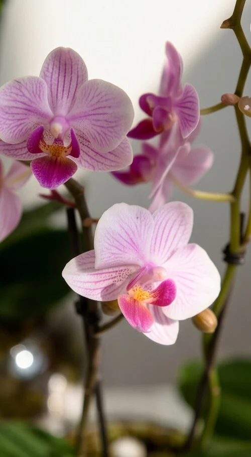 Mini Orquídeas em Aquário de Vidro - Imagem 4