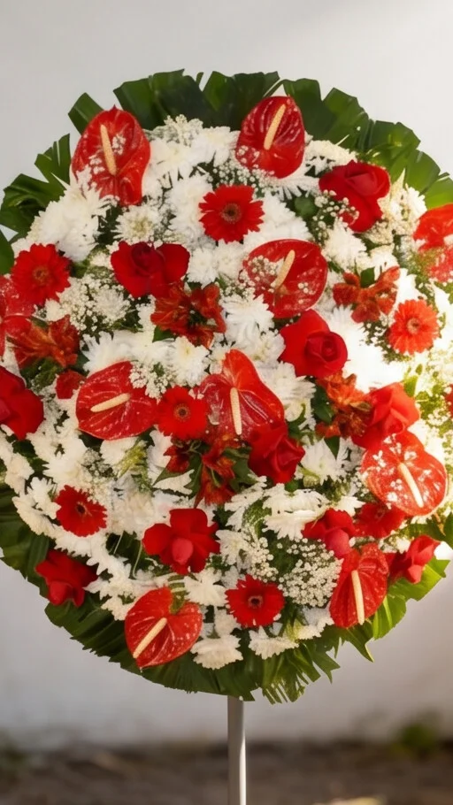 COROA DE FLORES TAMANHO P CORES 4 - Imagem 3