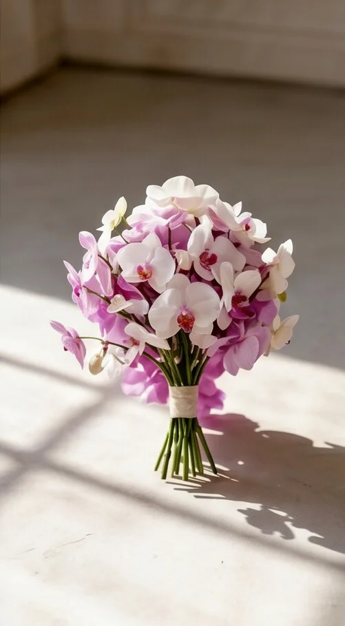 BUQUE DE NOIVA DE ORQUIDEAS