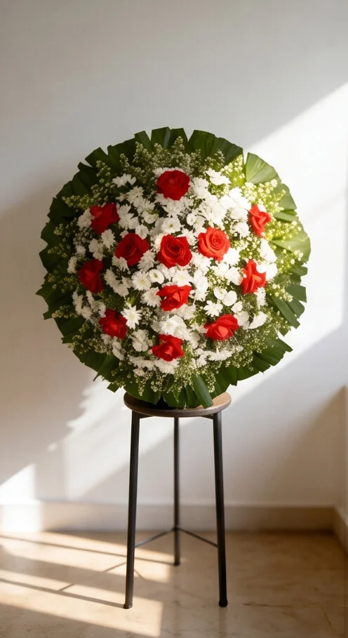 COROA DE FLORES TAMANHO P CORES 3 - Imagem 2