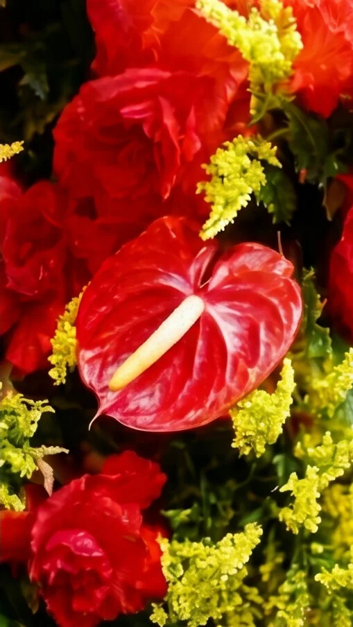 COROA DE FLORES TAMANHO P CORES 6 - Imagem 3