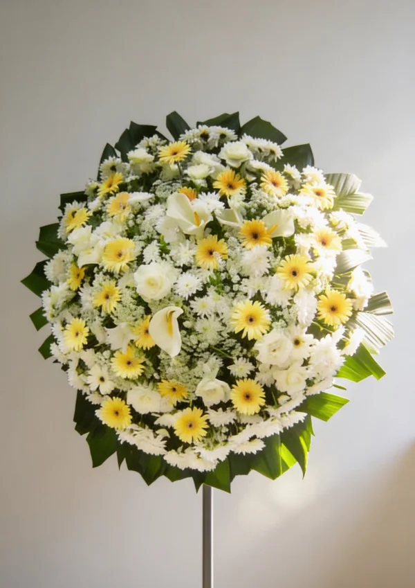 COROA DE FLORES TAMANHO P HOLANDA 3
