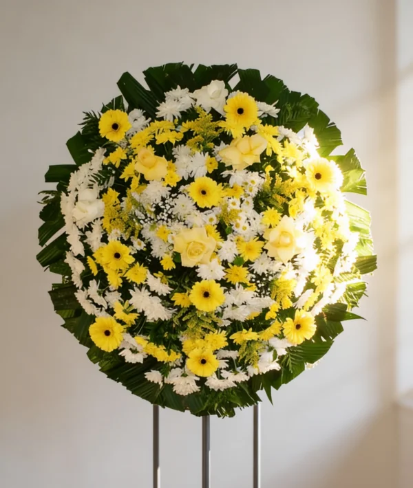 COROA DE FLORES TAMANHO P HOLANDA 2