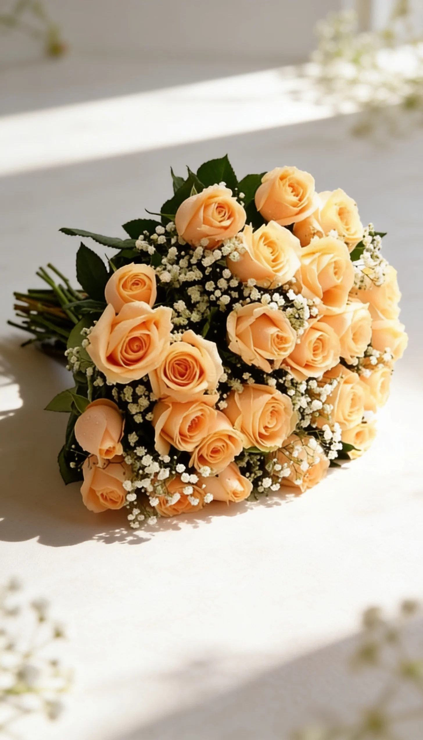 BUQUÊ DE ROSAS CHAMPANHE 2 DUZIAS - Imagem 3