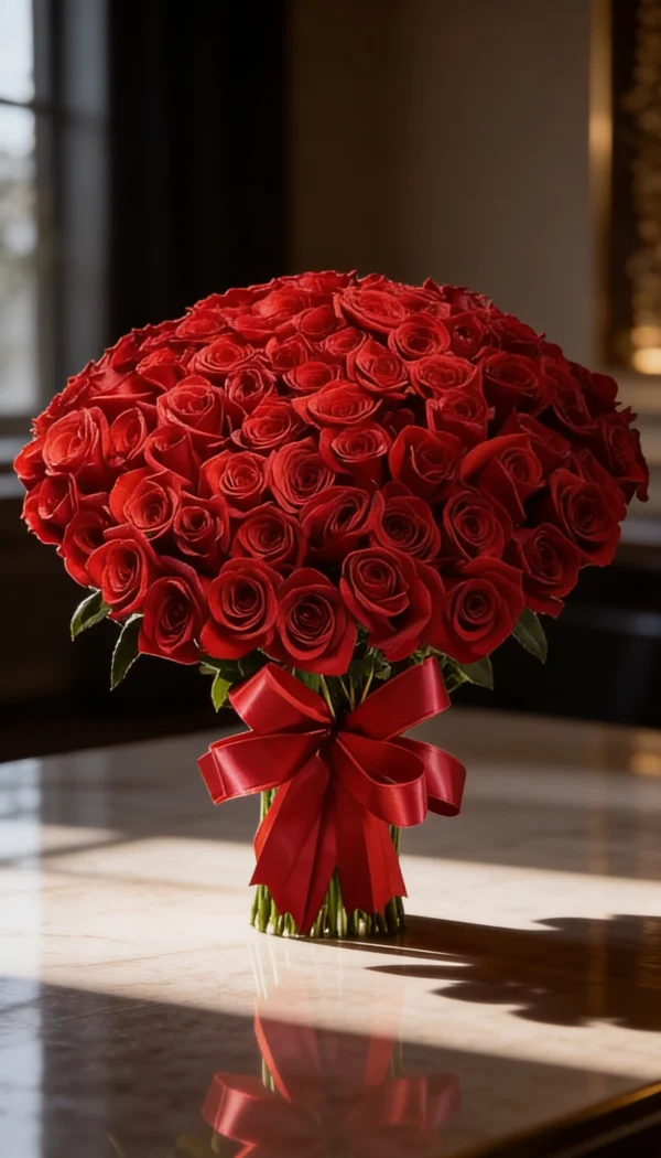 Buquê de Rosas Colombianas com 6 Dúzias