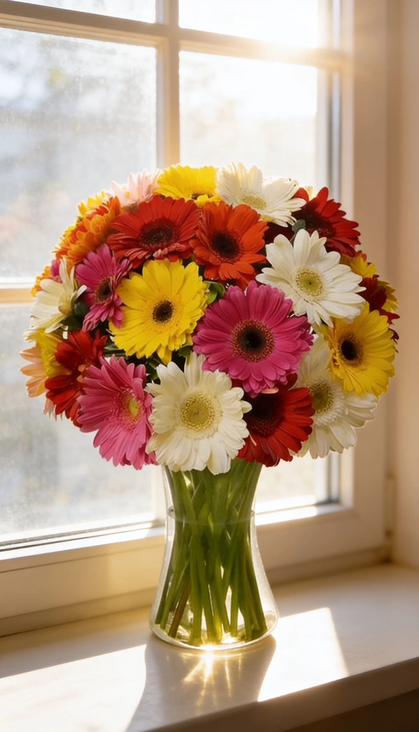 Arranjo De Gerberas Coloridas - 1 Dúzia E Meia
