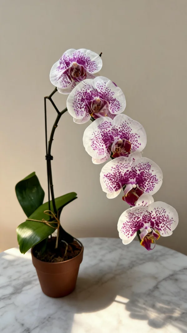 Orquídea Exótica com Áster