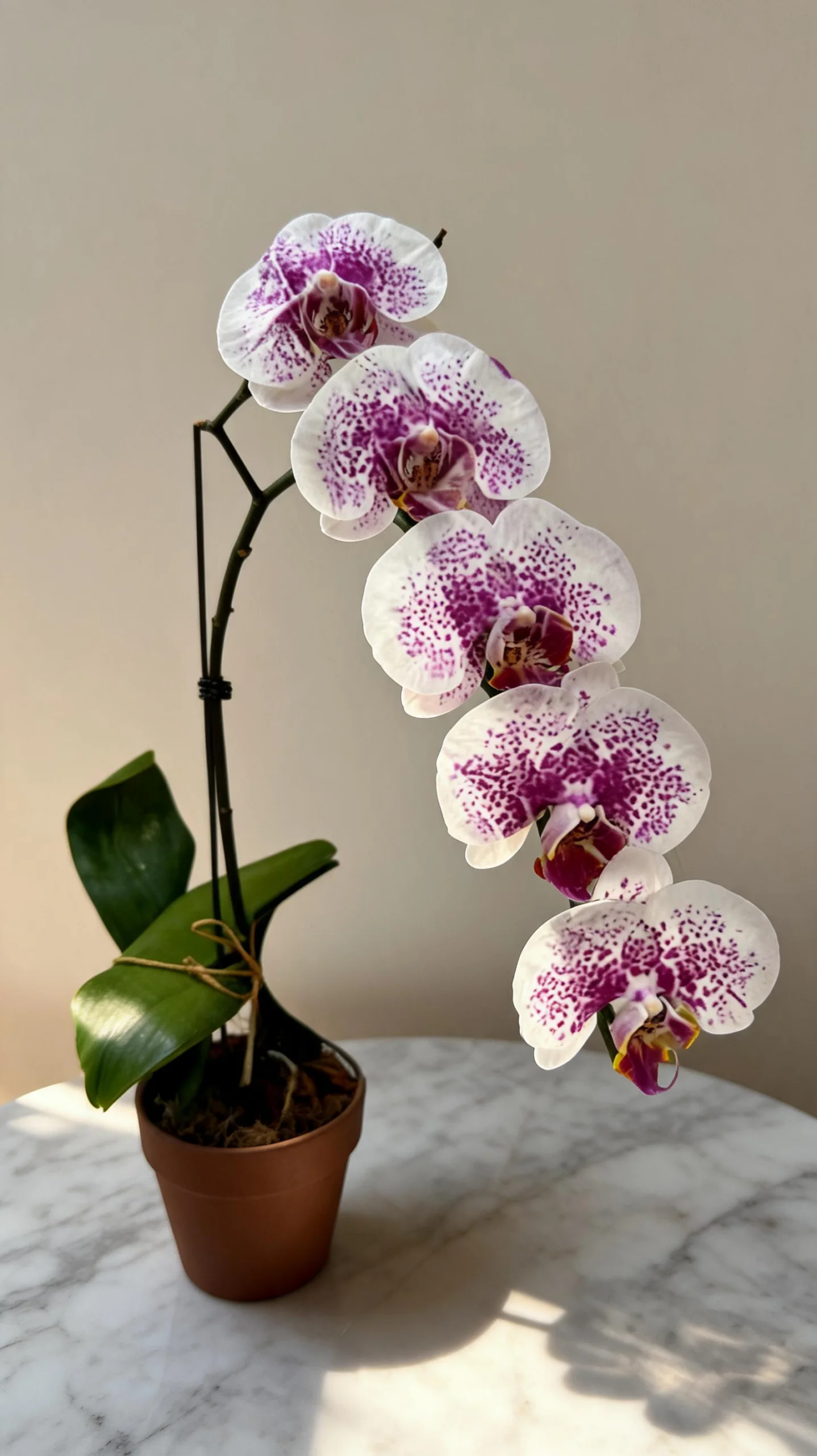 Orquídea Exótica com Áster