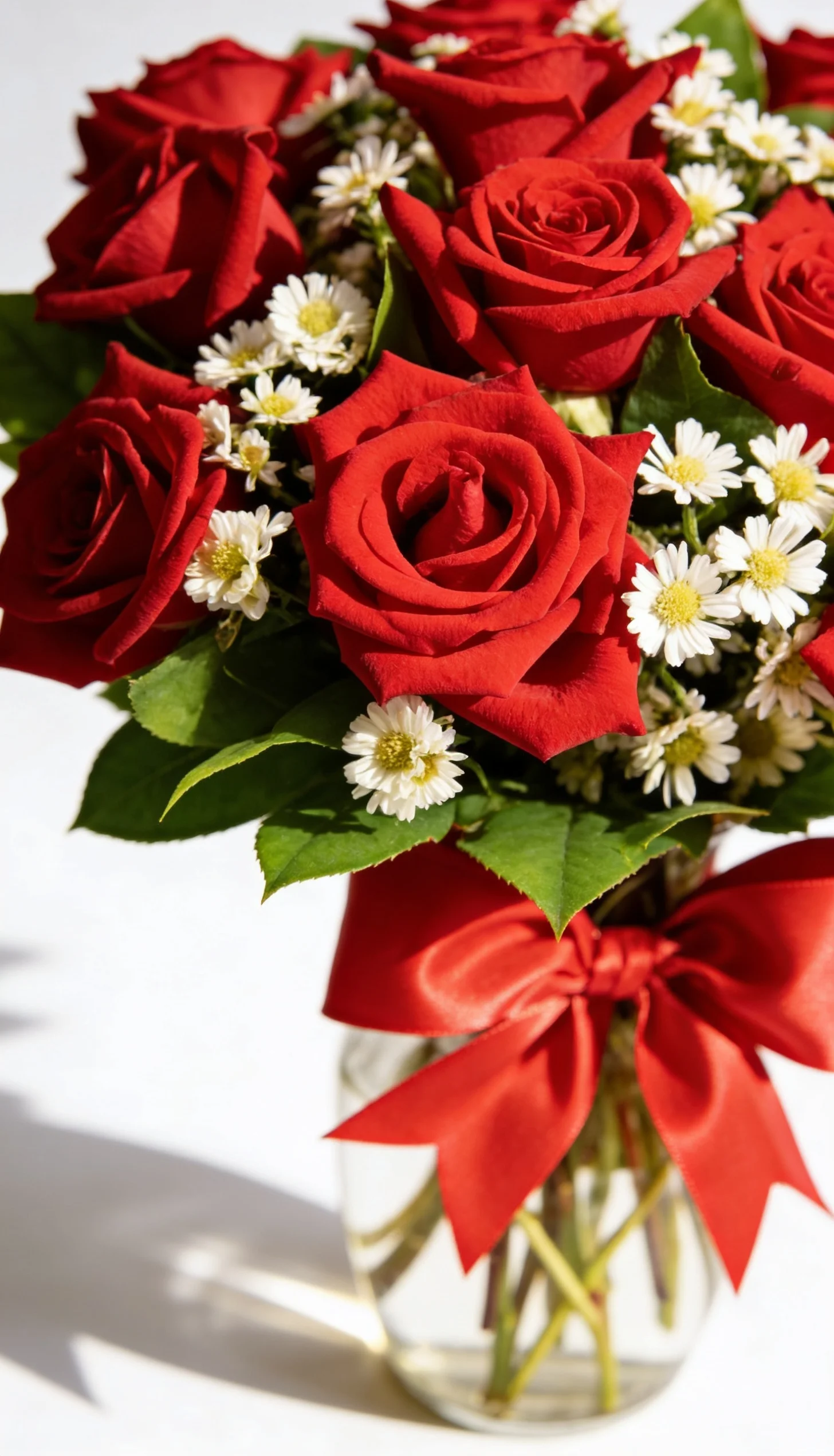 Arranjo De Rosas Vermelhas Nacional - 1 Dúzia - Imagem 3